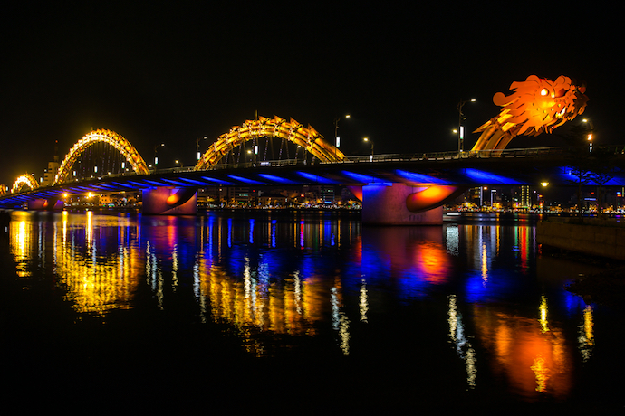 Dragon River Bridge in Da Nang