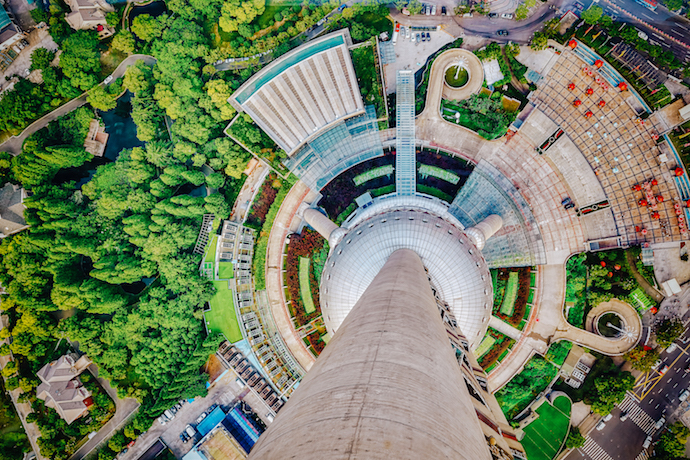 Shanghai Oriental Pearl Tower Glass Floor