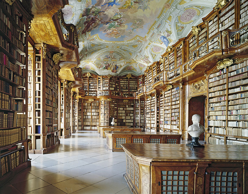 아름다운 도서관 - 성 플로리안 수도원 도서관