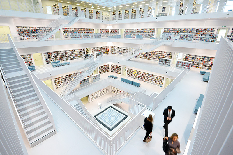 아름다운 도서관 - 슈투트가르트 시립 도서관