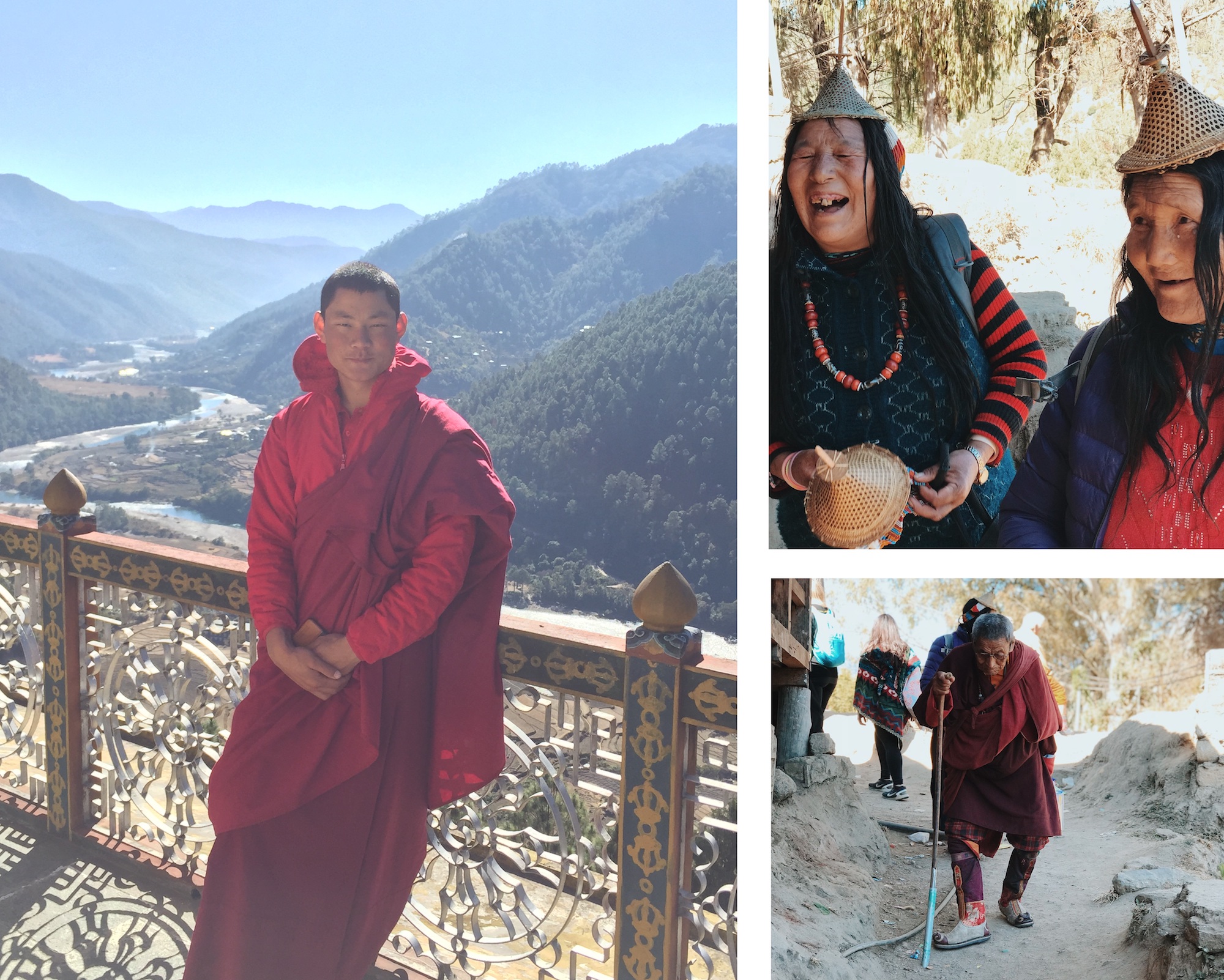 부탄 승려의 전통 의상