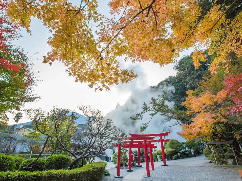 인기 급상승한 일본 벳푸의 온천
