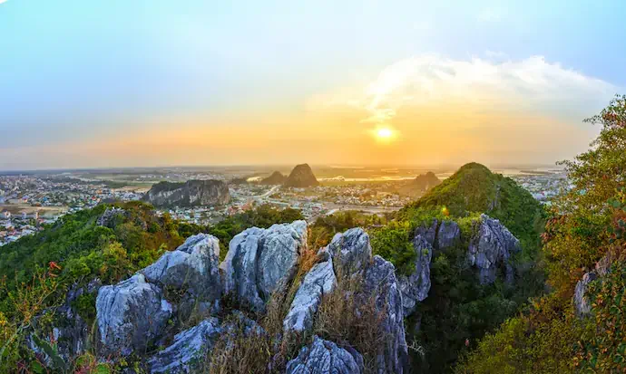 Marble mountains in Vietnam