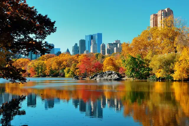 New York Central Park in Autumn